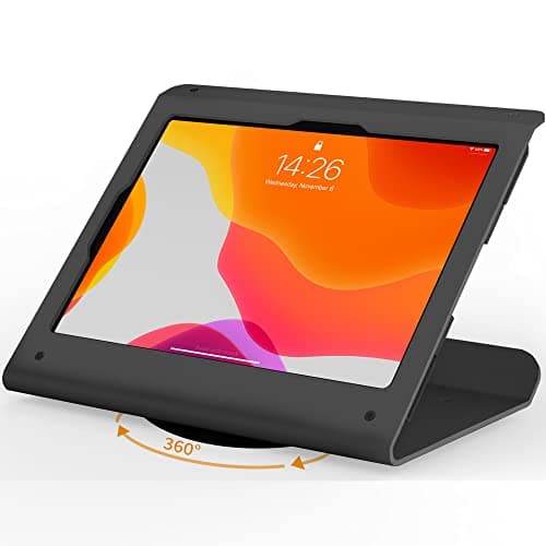 Beelta Tablet POS Stand Heavy Duty Steel Kiosk Stand with 360 Swivel Base AntiTheft Compatible with 109 iPad 10th Pro 11 1 2 3 4 Air 4 5 Air 11M2M3M4 iPad 11A16