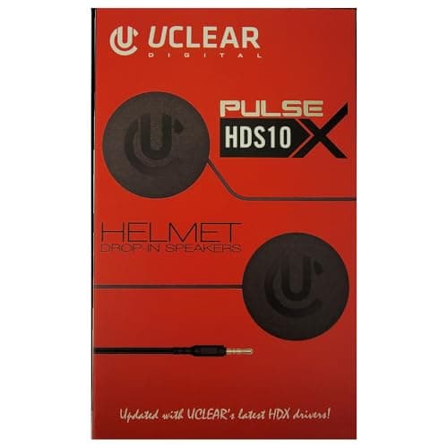 UClear Digital HDS10X Dropin Helmet Speakers 40mm Diameter 35mm Jack