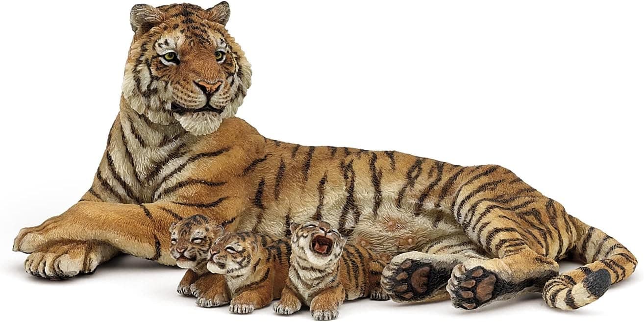 Papo Lying Tigress Nursing Figure