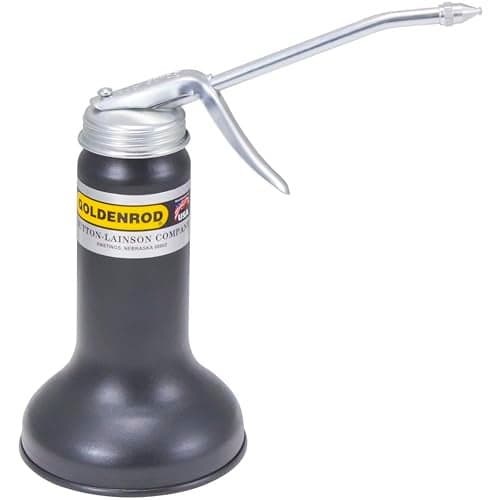 DuttonLainson Company Goldenrod 625 Pistol Pump Oiler with Straight Spout Precise Lubrication of Engines Gears Small Engines and Industrial Equipment Durable Easy to Use Efficient 10oz