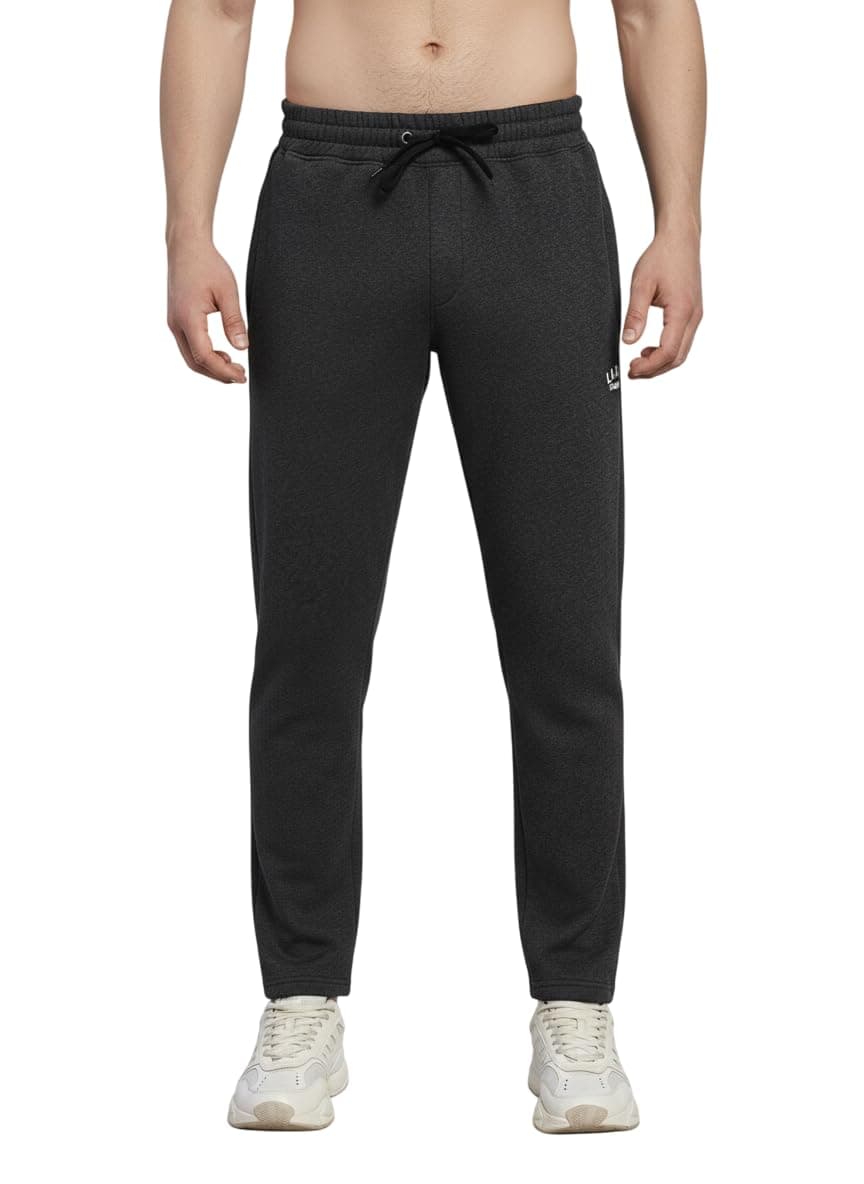 ENDEAVOUR WEAR Men's Winter Wear Warm Fleece Track Pants Charcoal Grey