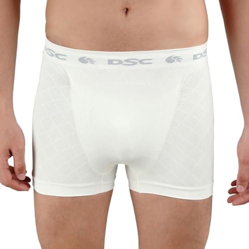 DSC Men's Polyester Trunks (Pack of 1) (8904223227829_Off White_L)