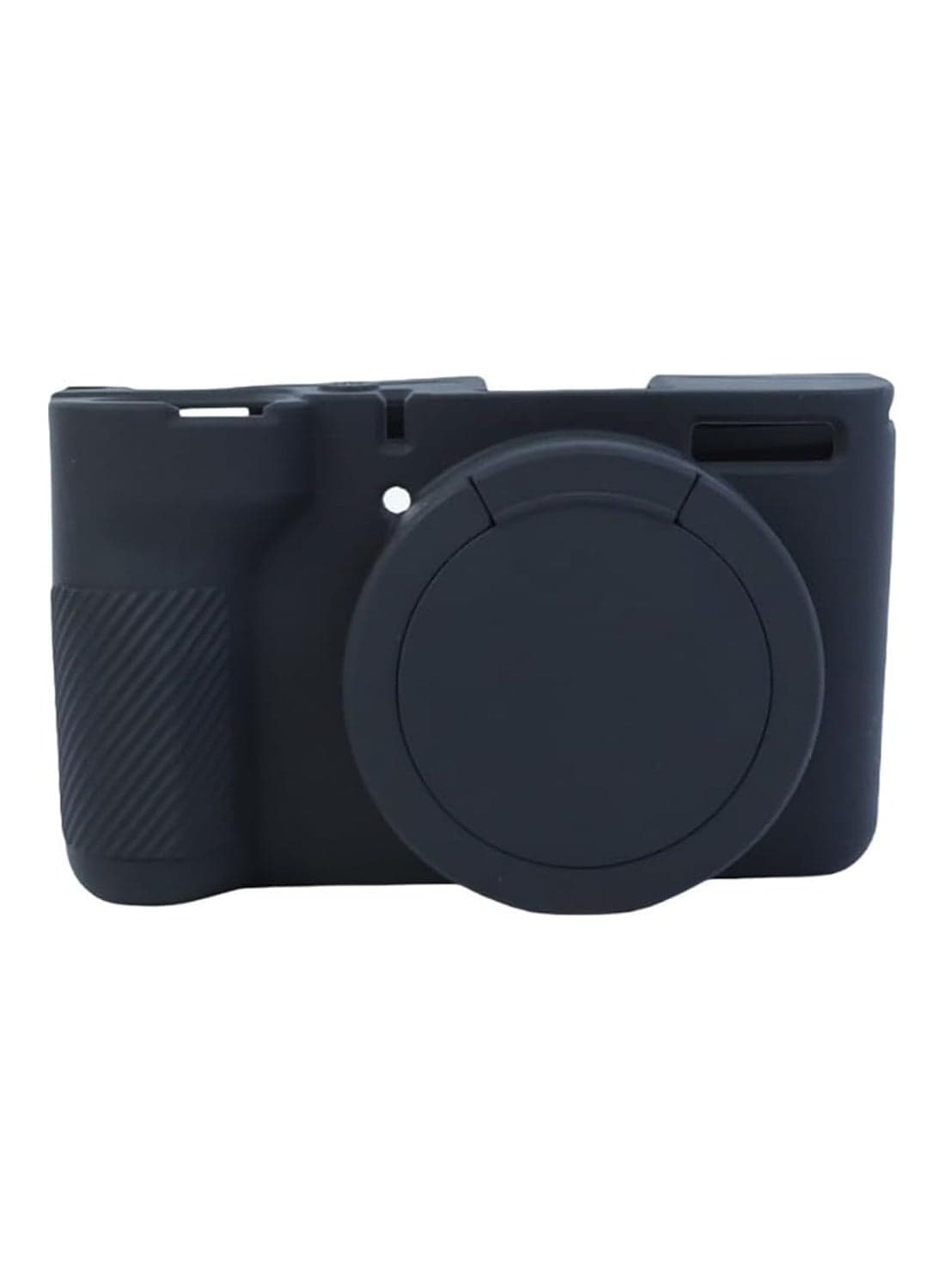 Case for Canon Powershot V1 Camera, Soft Silicone Rubber Protective Cover with Removable Lens Cover for Canon V1 Vlog Camera, Anti-Scratch Slim Fit Soft Skin Case (Black)