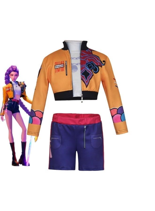 Kpop Cosplay Costume Rumi Zoey Mira Cosplay Girls Style Stage Performance Clothes Halloween