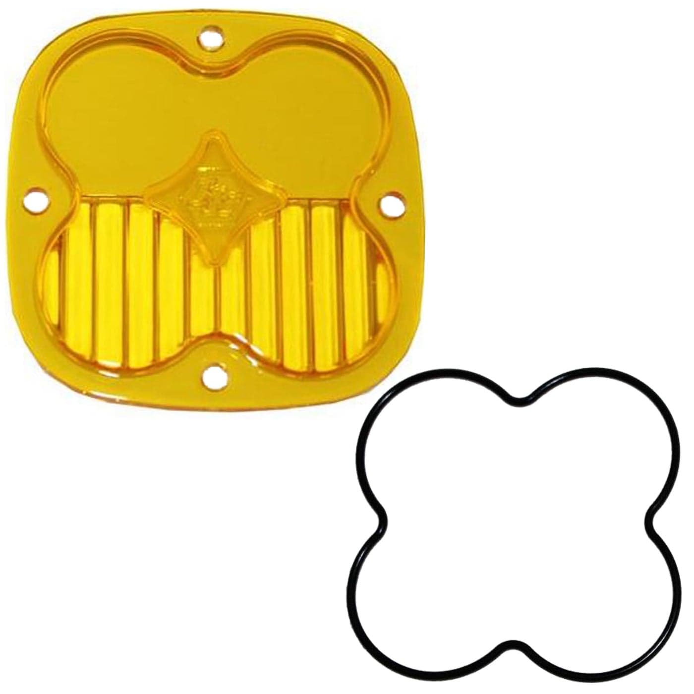 Baja Designs Lens Kit for Squadron Pro and Sport LED Light Optical Lens with Silicone ORing Easy Installation Waterproof Dustproof DrivingCombo Baja Amber