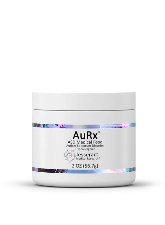 AuRx Autism Spectrum Medical Food Powder to Support Gut Health, Stabilized Butyric Acid Supplement in a Palatable-Tasting Powder for ASD Children, Hypoallergenic, 2 Ounces