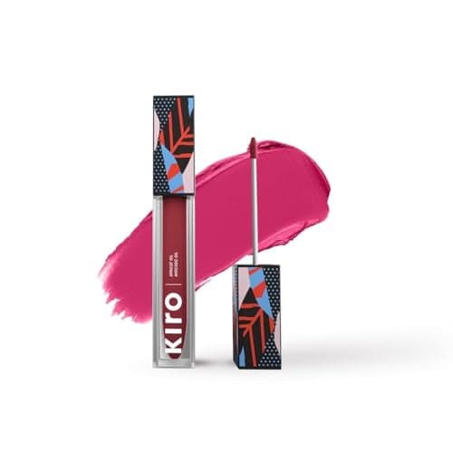 KIRO NonStop Airy Matte Liquid Lipstick Pink Pepper Soft Berry SuperPigmented LongLasting Hydrating Waterproof SmudgeProof Lightweight Infused with Avocado Apricot Oil 5ml