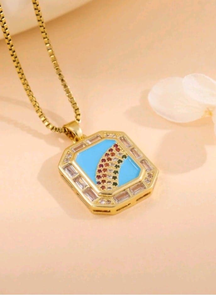 Trendy Stainless Steel Gold Plated Necklace For Women