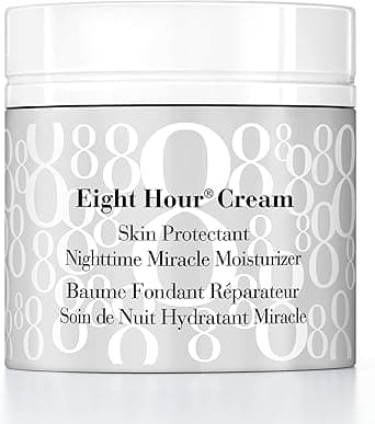 Elizabeth Arden Eight Hour Cream Skin Protectant Nighttime Miracle Moisturizer 50ml Enriched with Calming Lavender Scent Soothes Skin Senses Wake Up to Radiant Nourished Skin Unisex