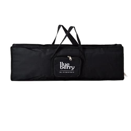 Blueberry KB-20 Padded Gig Cover Keyboard Bag Compatible with Casio SA-78, SA-77, SA-76, SA-80, SA-81 Keyboard Models (Black)