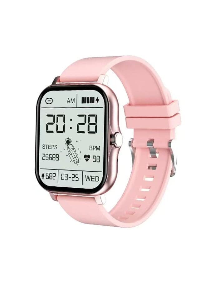 1.7-inch Smart Watch, Dial/Receive Calls, Compatible with Android/iOS Phone, Fitness Tracker with Heart Rate Monitor, Blood Oxygen, Sleep, Multi-sport Modes, IP68 Waterproof Smartwatch (Pink)
