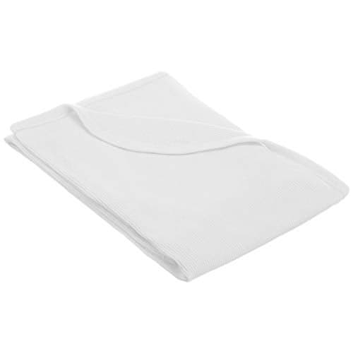 American Baby Company 100% Cotton Thermal Waffle Swaddle Blanket, Soft, Breathable & Stretchy, White, 2 Pack, 30" x 40" for Boys and Girls, Perfect for Swaddling, Travel and Gifting