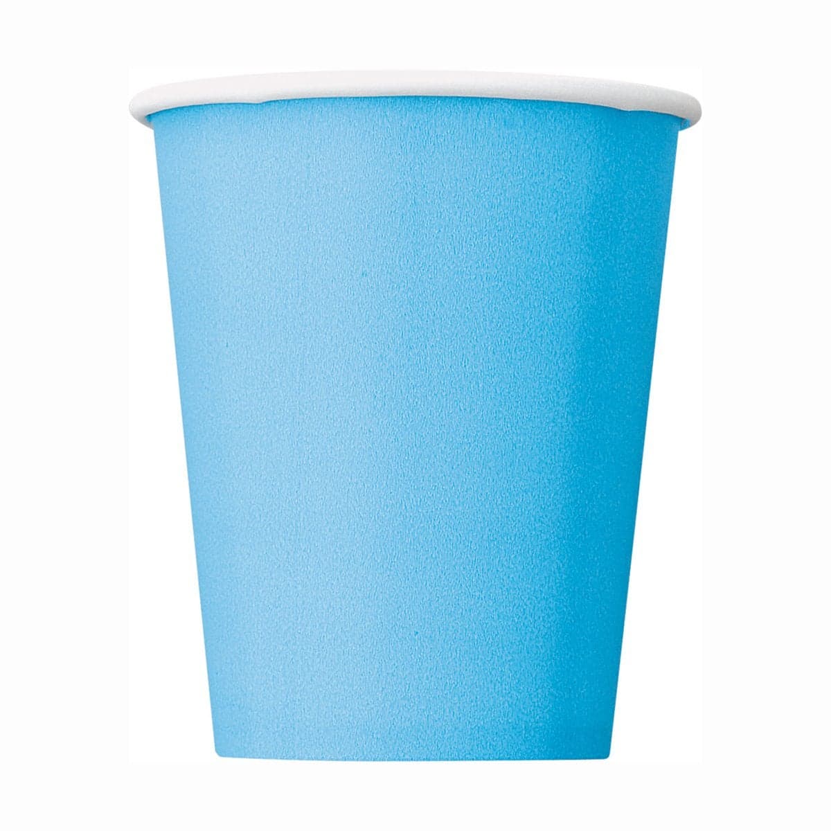Powder Blue Solid Paper Cups 9oz Pack of 14 Elegant Design Premium Quality Disposable Party Drinkware Perfect for Baby Showers Weddings Celebrations