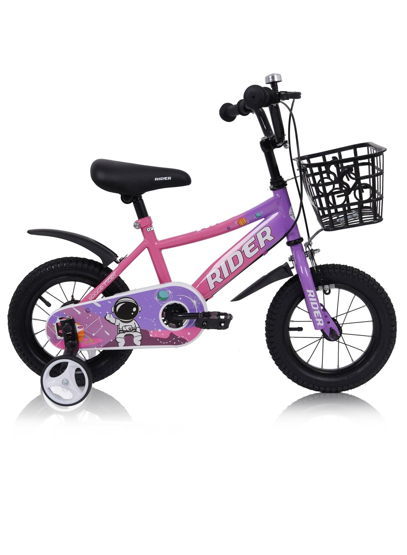 Elgo Mountain Bike || 14 Inch Wheel Size||For Unisex Kids || Adjustable Seat || Rider 100% Assembled || Purple
