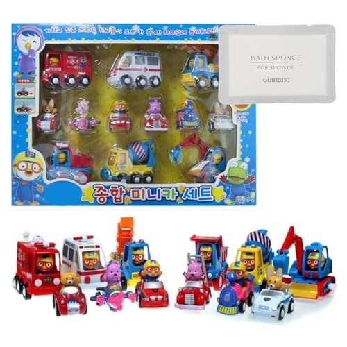 Little Bus Friends PORORO 12 Types of Mini Car Playset Educational Display Collectible Collectors Edition PLAYSET
