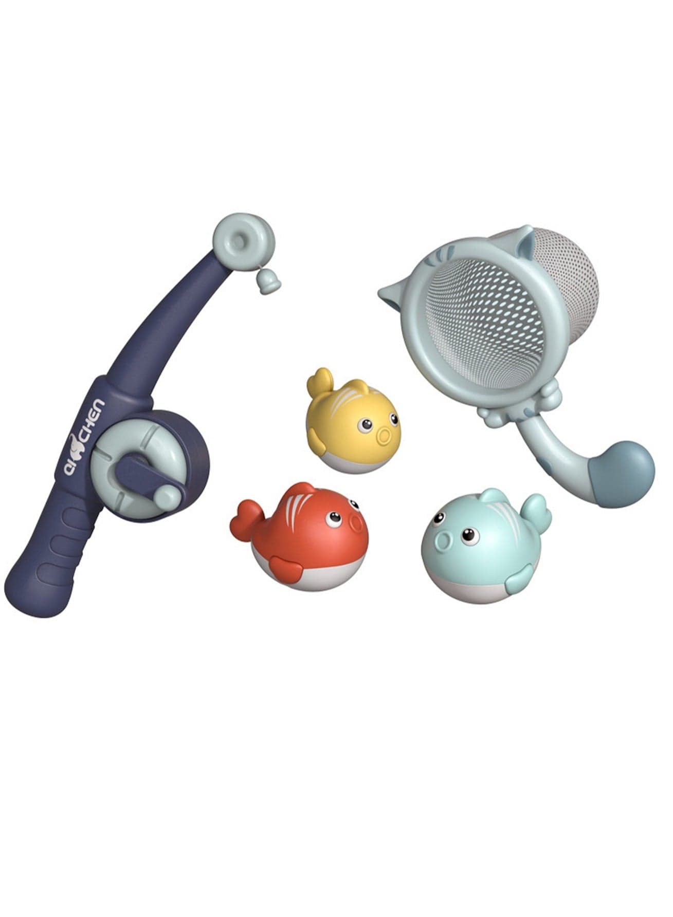 Baby Bath Toys Educational Toys for 1-3 Years Old Toddlers with Fishing Game and Net Toy Set for Boys Girls