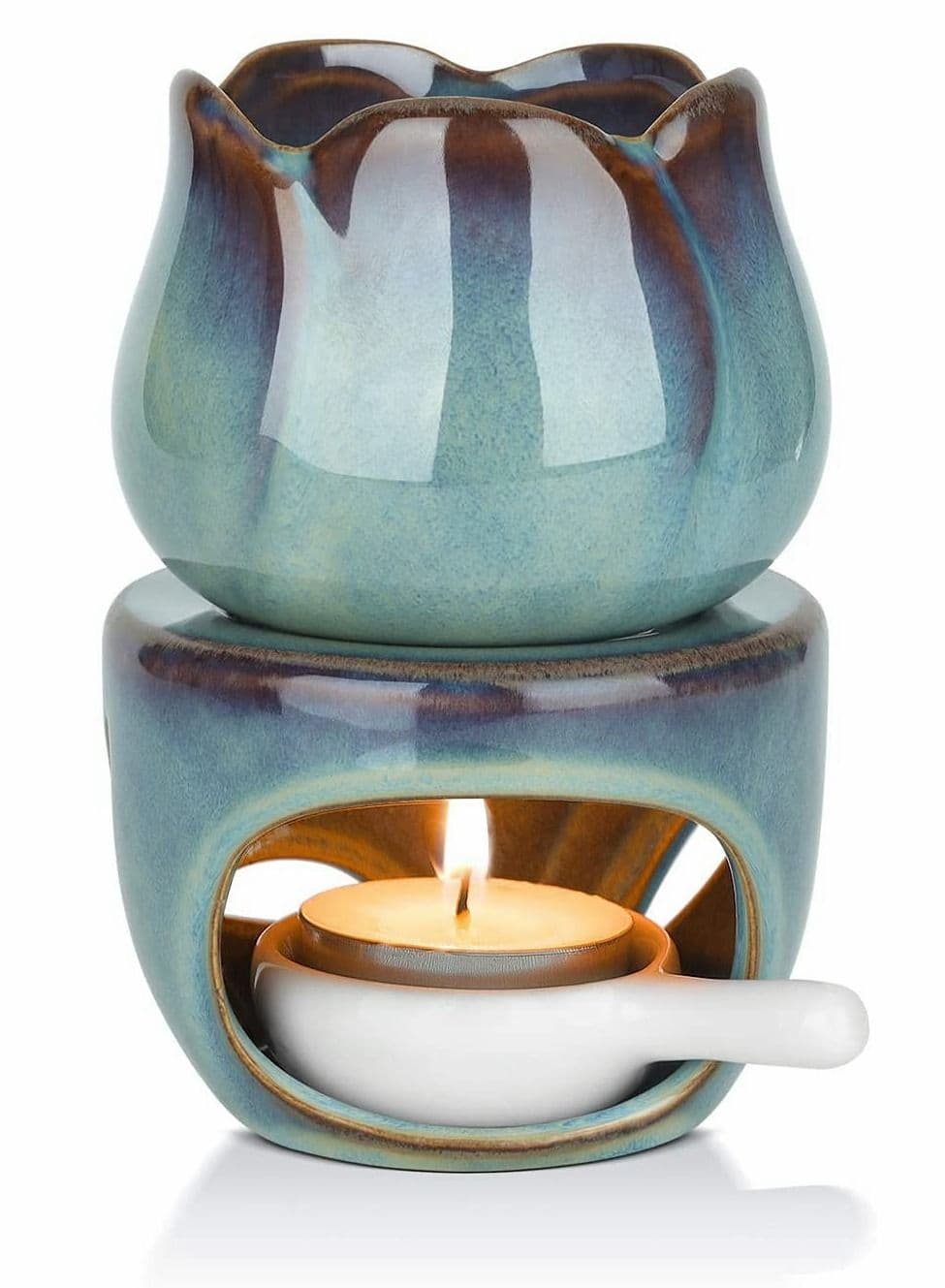 Large capacity detachable aromatherapy furnace tulip furnace indoor aromatherapy lamp essential oil heating furnace Specifications: tulip furnace + support
