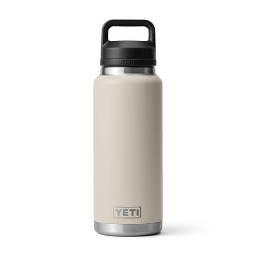 YETI Rambler 36 oz Bottle Leakproof Vacuum Insulated Stainless Steel with Chug Cap Cape Taupe