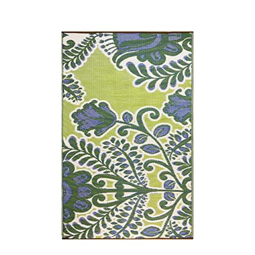Sapana Carpet-Mats Chatai mats for Home Multipurpose, Reversible, Rectangular Plastic chatai Floor mat for Sleeping Indoor/Outdoor use Corsica Citron 4 x 6 (L 180 cm x W 120 cm)