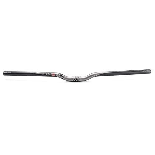 BUCKLOS 25.4/31.8mm Mountain Bike Handlebars Flat/Riser Bar, Aluminum Alloy MTB Handlebar 660/720/780mm, Premium Matter Mount Bikes Bicycle Handle Bar
