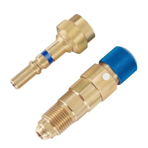 QDB33 Argon Hose Quick Connect Fittings Argon Inert Gas Regulator for Quick Connection to Hose Gold