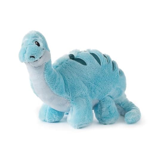 The Petting Zoo Baby Brachiosaurus Stuffed Animal Plushie Dinosaur Animals ZOOLOGEE Blue Dinosaur Plush Toy 11 inches