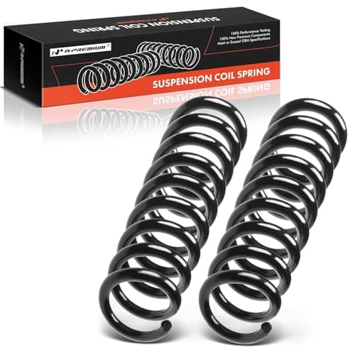 A-Premium 2PCS Rear Suspension Coil Springs Compatible with Mercedes-Benz C230 2004-2007, C240 2001-2005, C280 2006-2007, C320 2001-2005, C350 2006-2007, Replace# RA5373