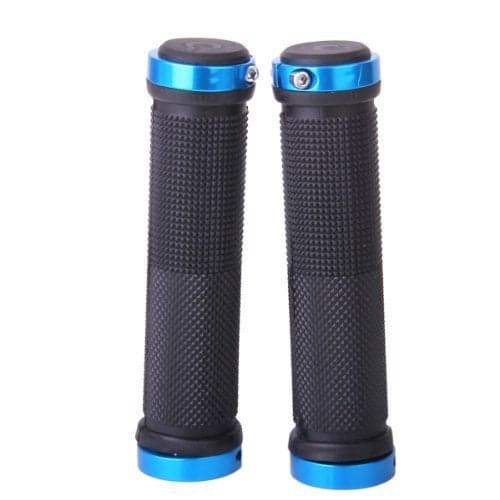 FASTPED® Pair Cycling Lock-on Anti-Slip Bicycle Handlebar Handle Grips for MTB BMX (Blue)