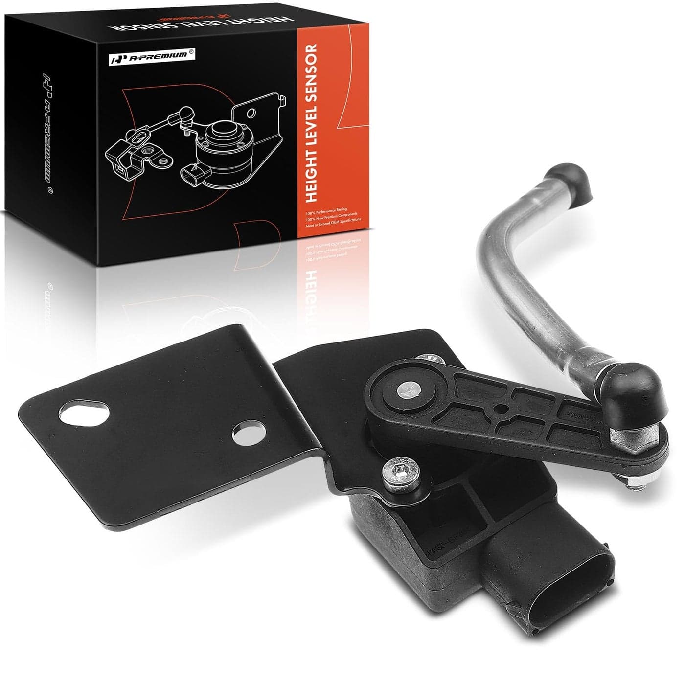 APremium Ride Height Level Sensor Compatible with Dodge Durango Jeep Grand Cherokee 2011 2012 2013 2014 2015 Front Right Passenger Side Replace 8164092AA 68164092AB