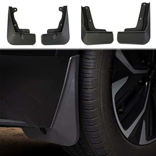 Black Car Mud Flaps Mudguard Fender Accessories for KIA EV6 2022+ (Model 2(ONLY FIT GT-LINE))