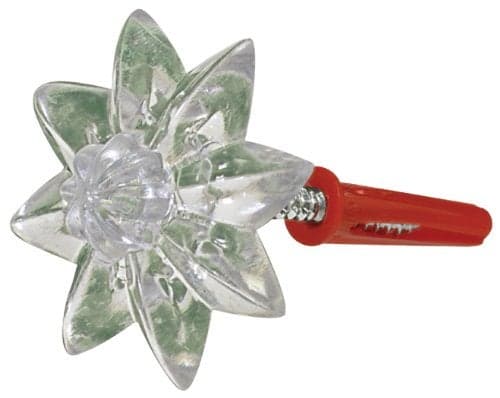 Clear Mirror Rosettes - Heavy Duty Mirror Holder - 4 Sets