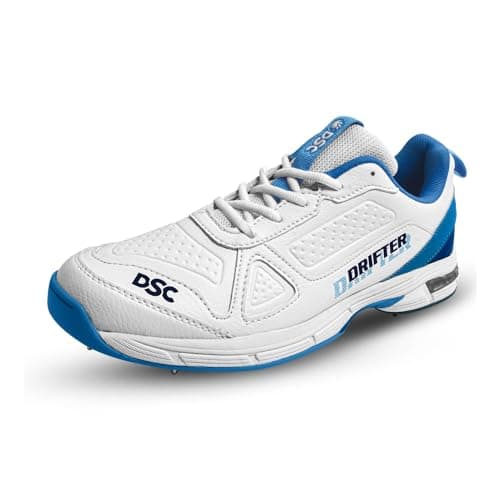 DSC Mens Drifter Cricket Shoes, Color - BL23, Size-11, White