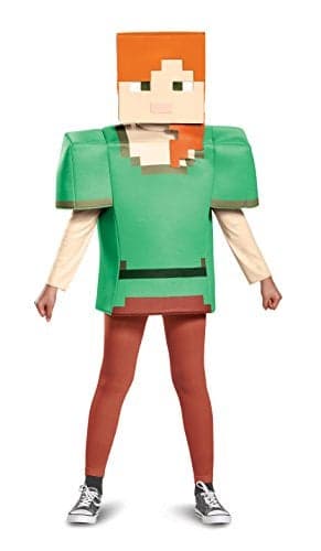 Alex Classic Minecraft Costume, Multicolor, Medium (7-8)