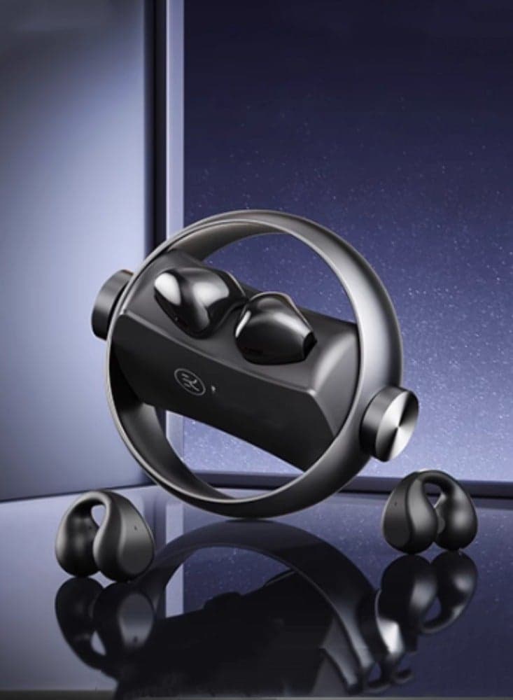 Bluetooth Earphones With Ear Clips, in Ear Sports, Wireless, Open Design,Nighttime darkness