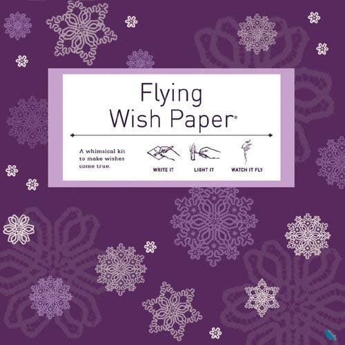 Flying Wish Paper Purple Snow Large