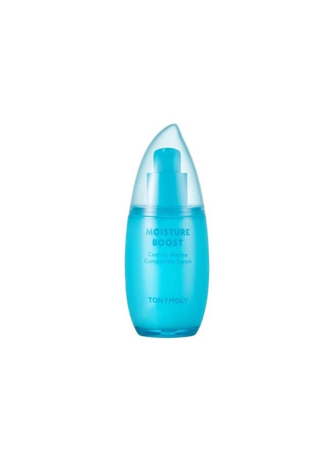 Moisture Boost Serum, Cooling Marine Concentrate with Chlorella & Seaweed, Hydrating, Mosturizer, 3 oz.