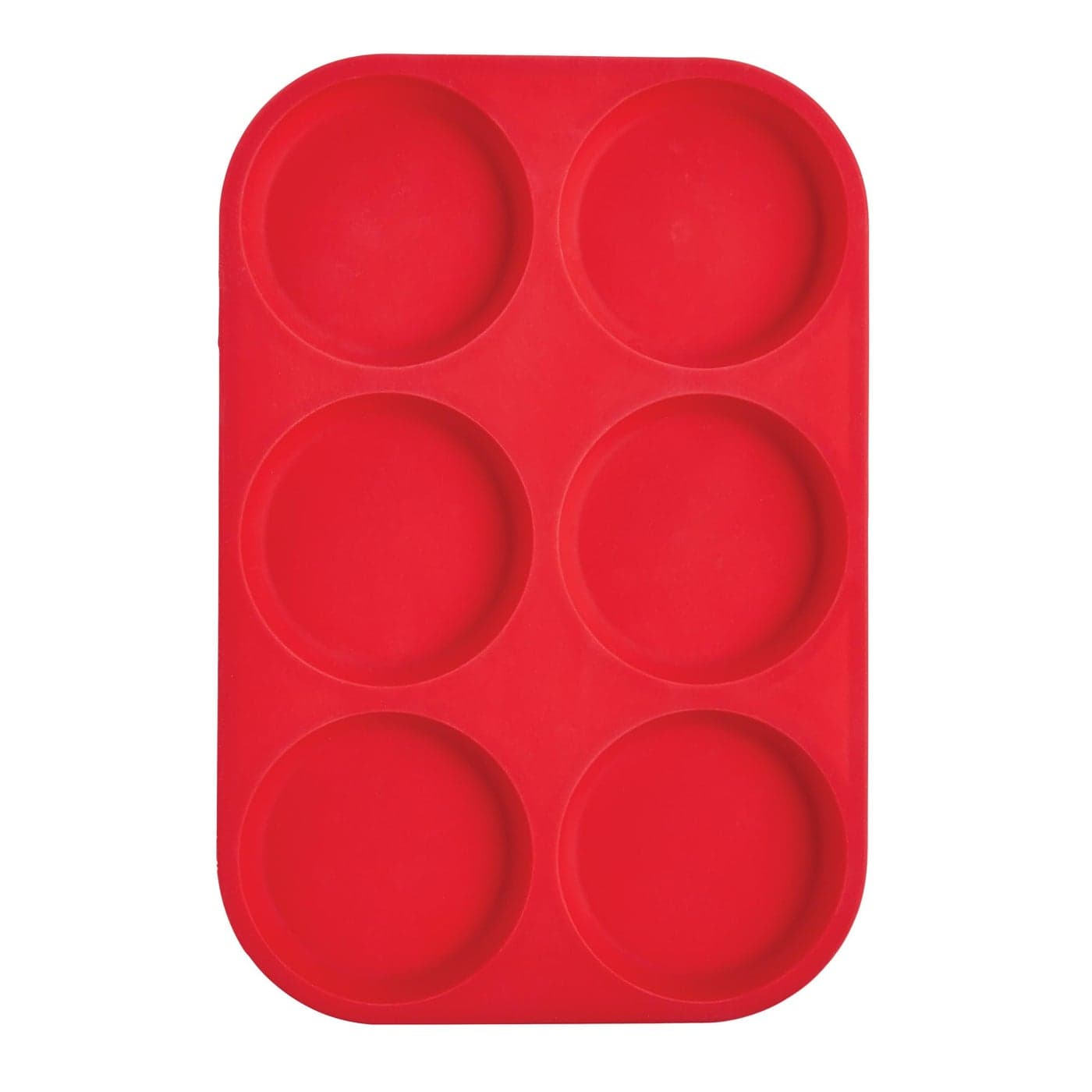 Mrs Andersons Baking 6Cup Muffin Top Pan NonStick EuropeanGrade Silicone