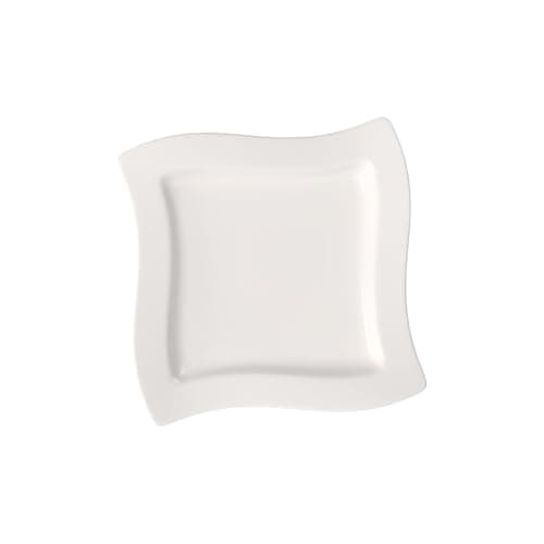 Villeroy Boch New Wave Square Salad Plate 95 in Premium Porcelain White