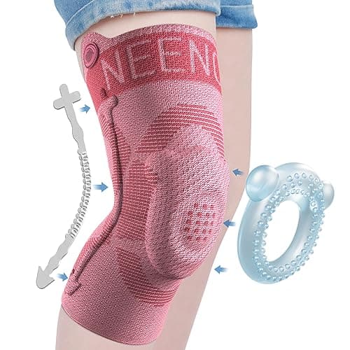 NEENCA Kids Knee Brace Sleeve, Youth Knee Compression Sleeve for Children - Boys & Girls. Child Knee Support with Patella Gel Pad & Side Stabilizers for Knee Pain, Sports, Outdoor - FSA/HSA Approved