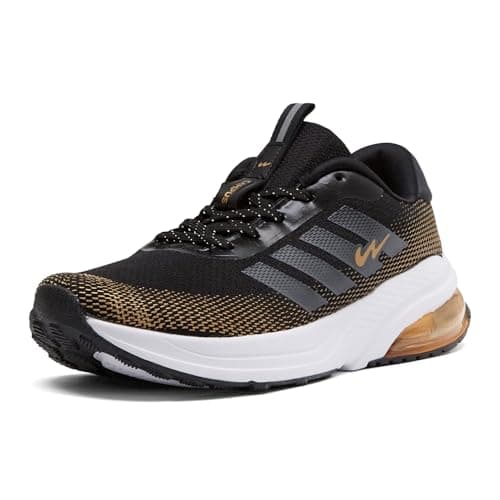 Campus Men's Molar BLK/Cooper Running Shoes - 10UK/India 1 Pair
