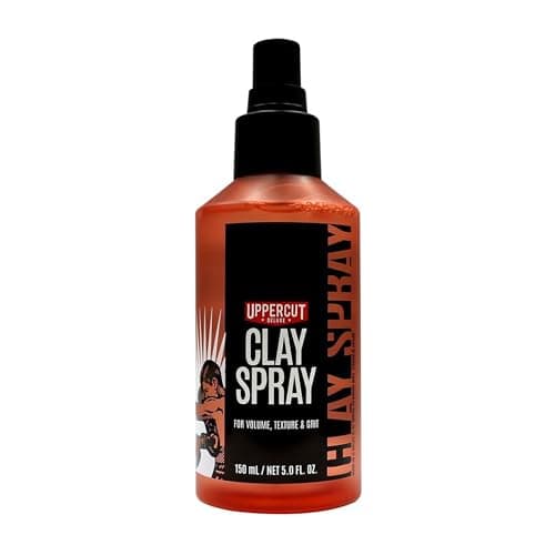 UPPERCUT DELUXE Clay Spray for Men 50 oz Texturizing Volume Spray with Natural Matte Finish For Medium to Long Hair Adds Grit Thickness Reworkable Hold