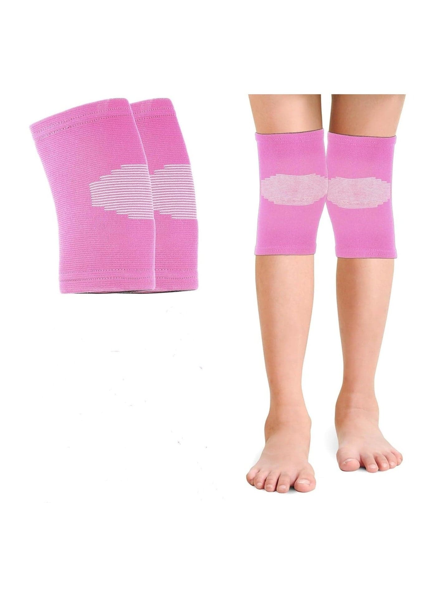2PCS Kids Knee Sleeve Kids Knee Brace Children Knee Support Kids Knee Compression Sleeve Child Knee Pads for Basketball, Volleyball, Sports, Gymnastics