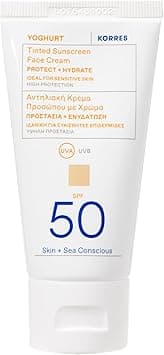 KORRES Yoghurt Tinted Sunscreen Face Cream SPF 50 50ml