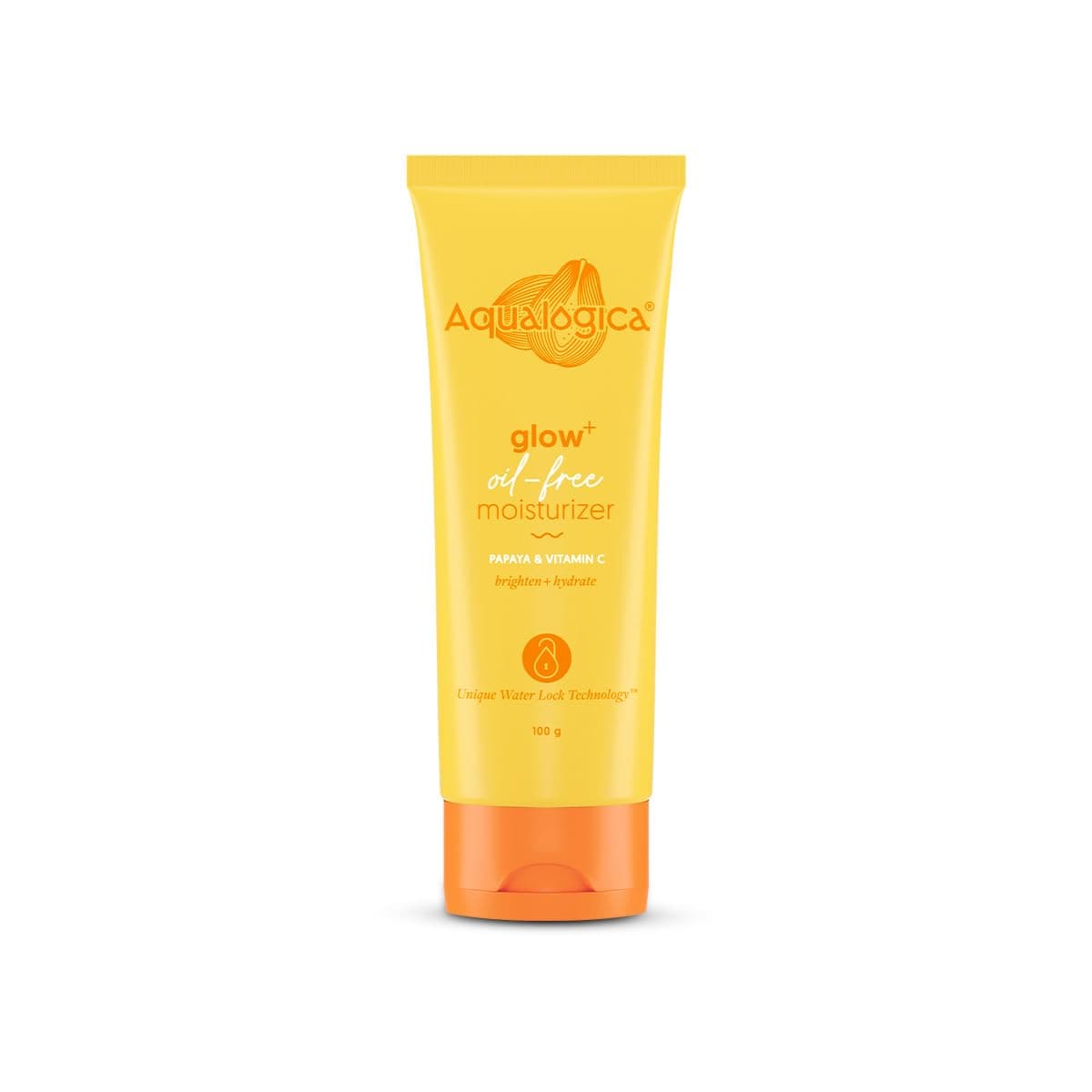 Oil Free Glow Face Moisturizer with Papaya & Vitamin C | Hydrates, Reduces Spots & Makes Skin Glowing | Lightweight & Non-Greasy | 3.38 Fl Oz/100 ml