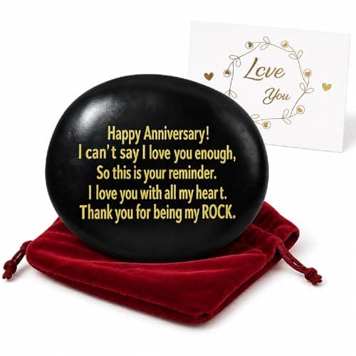 Anniversary Card for Husband, You Are My Rock Gift for Men Him Anniversary, Funny Anniversary Card Gifts for Wife Husband Boyfriend Girlfriend, Romantic Gifts for 1 yr 2nd 3rd 10 yr 25th 50th Marriage