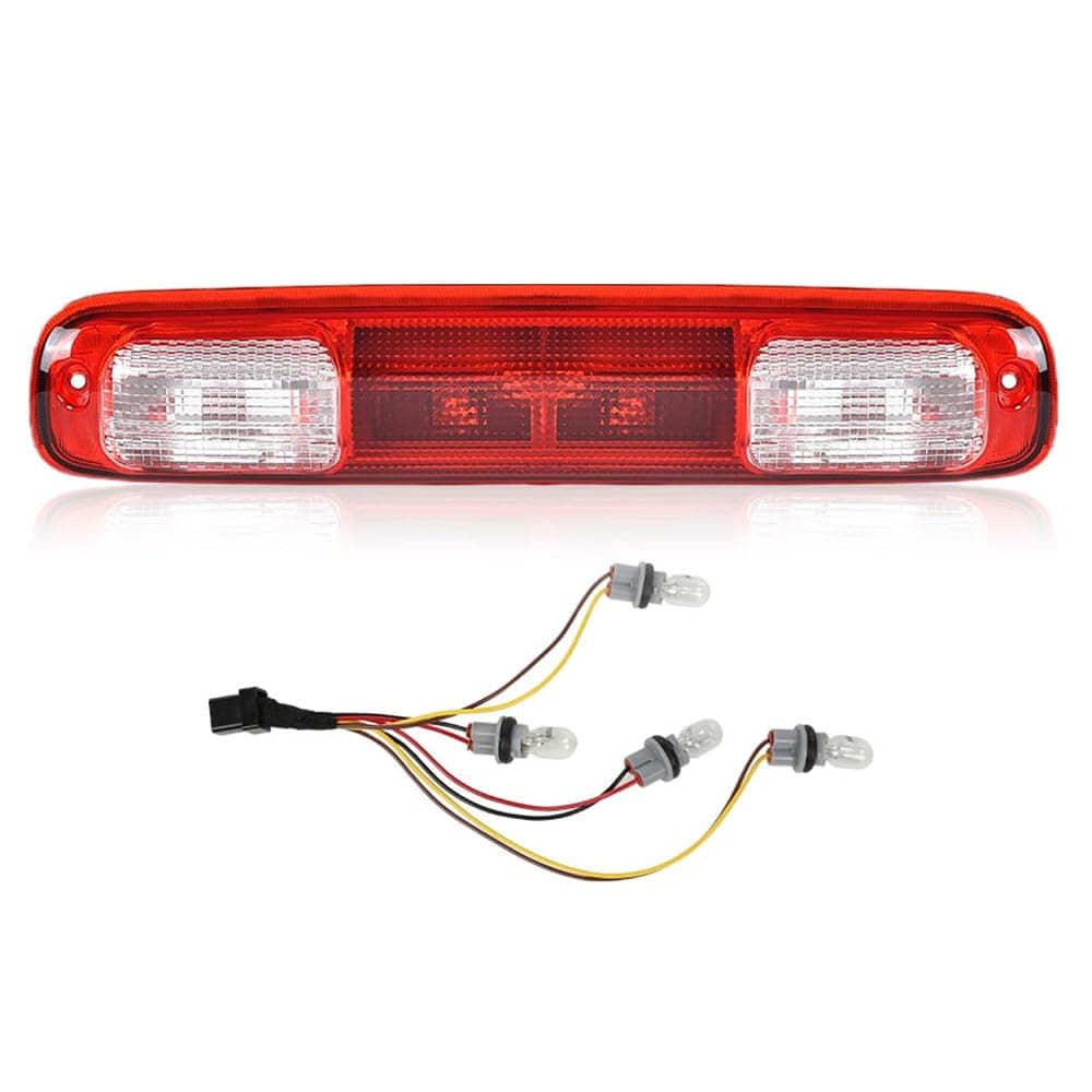 GPLUS High Mount 3rd Brake Light wBulb Compatible with Chevy Silverado GMC Sierra 1500 2500 3500 HD Models 19992006Fit Chevy Silverado GMC Sierra Classic Models 2007 923240 15884341