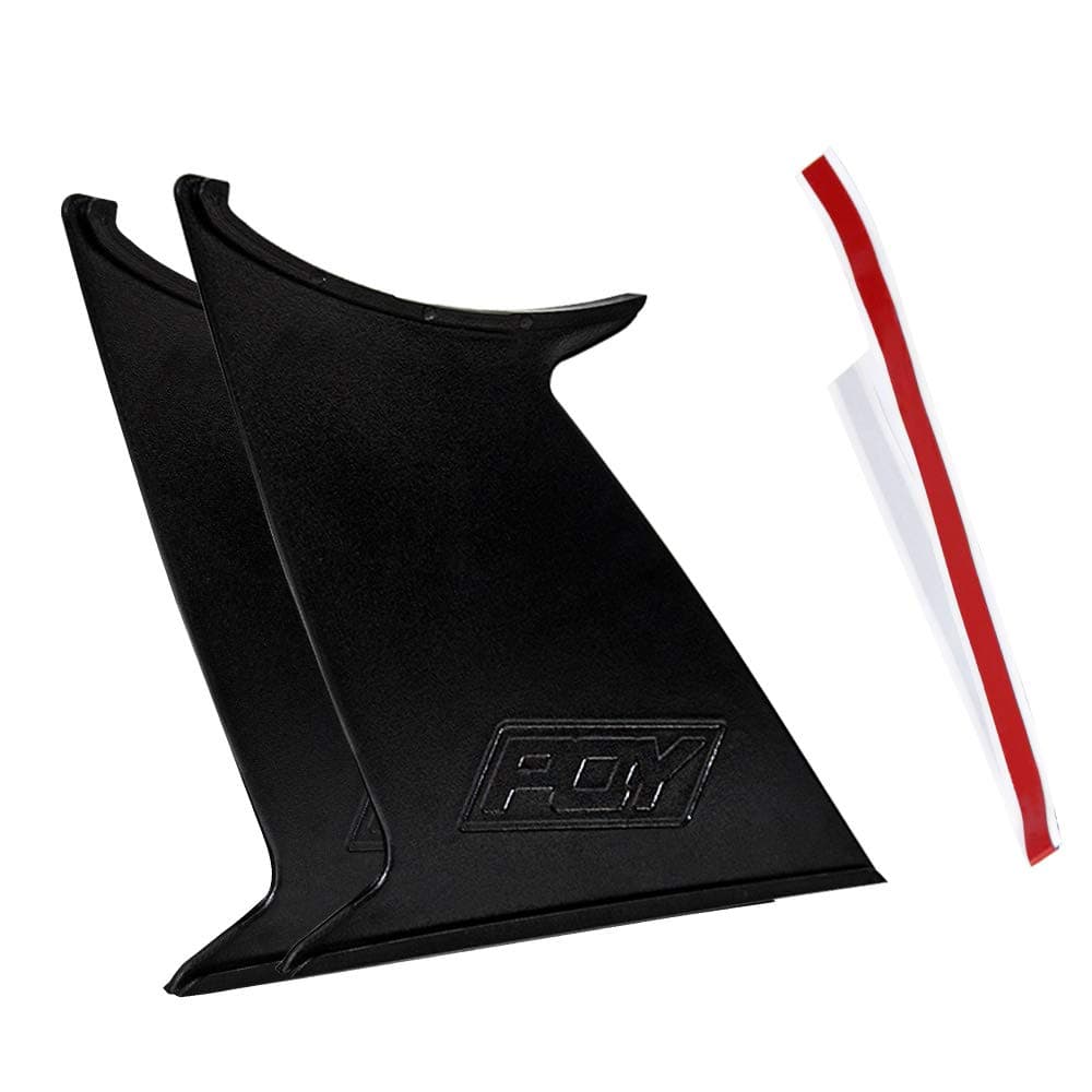 PQY 2PCS Spoiler Wing Stabilizer Compatible with Subaru WRX STi Sedan 20152019 Spoiler Wing Stiffi Support Rally