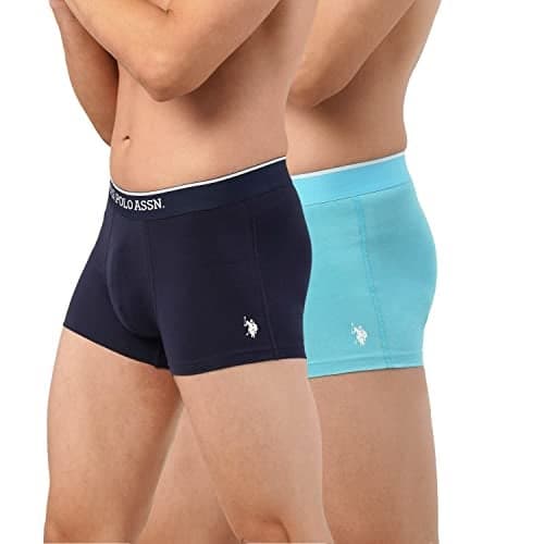 U.S. POLO ASSN. Mens ET004 Anti Microbial Cotton Stretch Essential Underwear Trunk -Pack of 1