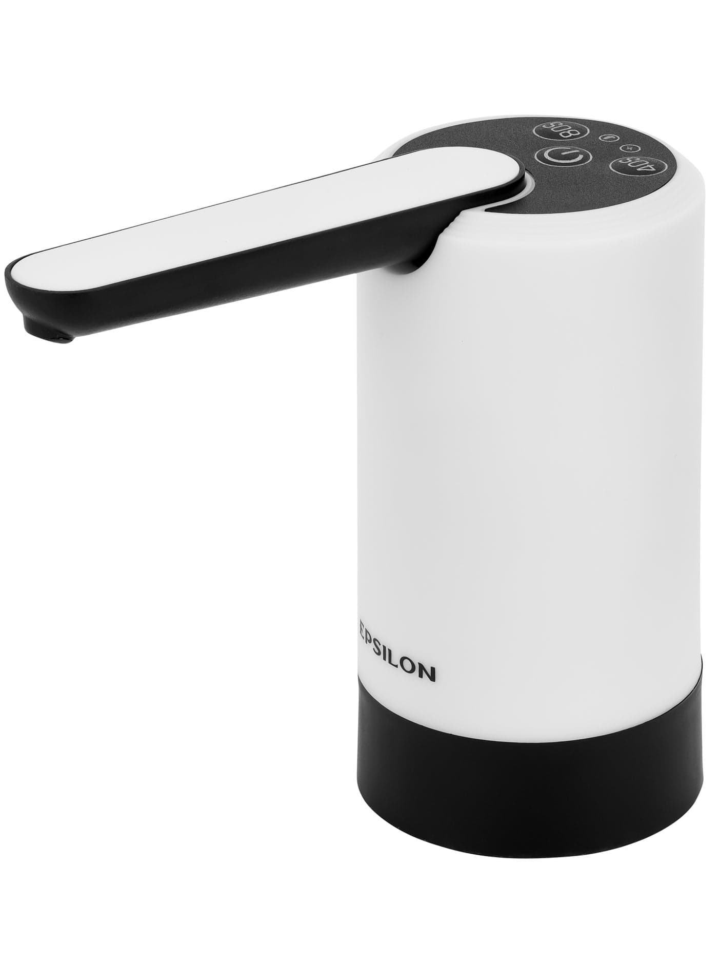 Epsilon Automatic Water Dispenser- EPSWD1465| Simple Installation, Dispenser for Water Gallon, Can be Used at Home and Office| Portable and Light-Weight Dispenser with Easy One Touch Mechanism and USB Charging| White