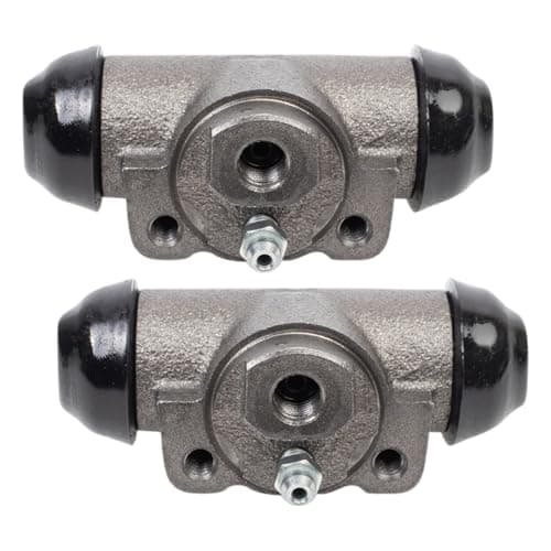 TRQ Rear Wheel Cylinder Set Driver & Passenger Side Compatible with 1980-1993 Ford Mustang 1983-1987 Thunderbird 2002-2009 Mazda B2300 2002-2007 B3000 B4000 1979-1986 Mercury Capri 1983-1988 Cougar